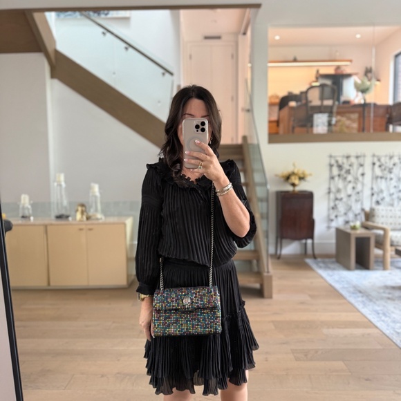 Kurt Gieger Colourful Rhinestone Bag with Black Trim - Picture 14 of 14